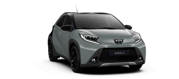 Vooraanzicht van een Yaris